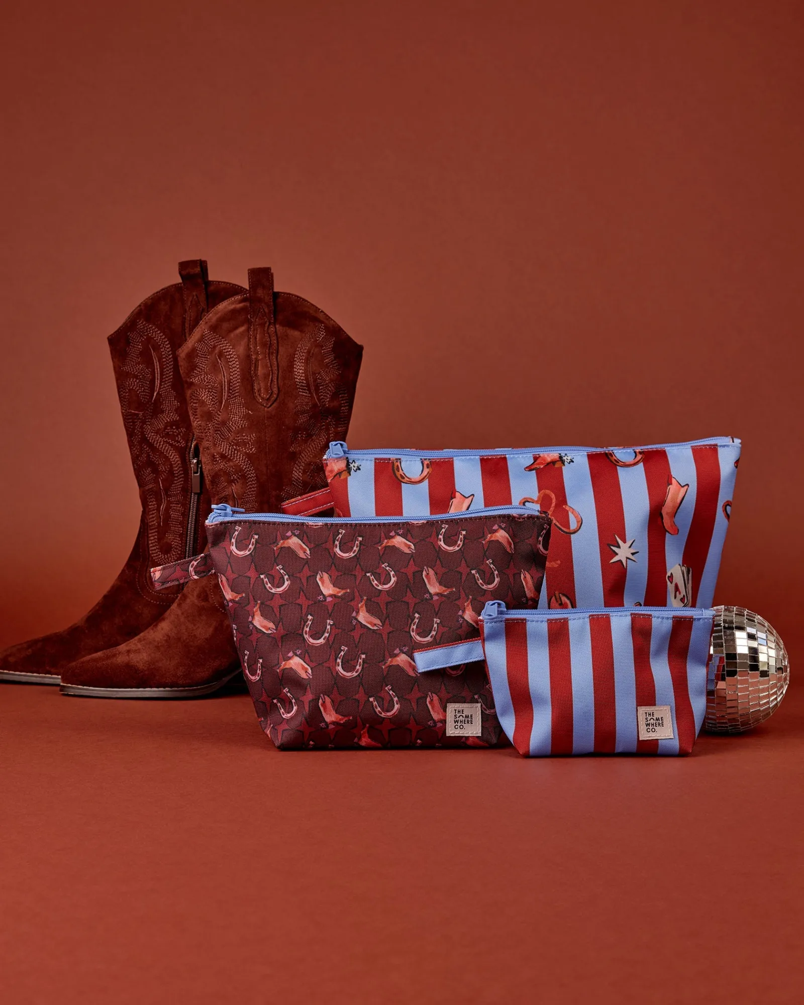 Travel Organisers|Pouches|The Somewhere Co Ain't My First Rodeo Handy Pouch Trio