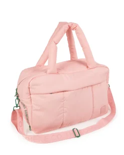 Weekender Bags|Travel Bags|The Somewhere Co Baby Pink Marshmallow Duffle Bag