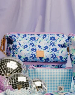 Travel Organisers|Cosmetic Bags|The Somewhere Co Blue Meadow Cosmetic Bag