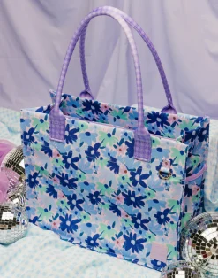 Tote Bags|The Somewhere Co Blue Meadow Everyday Tote