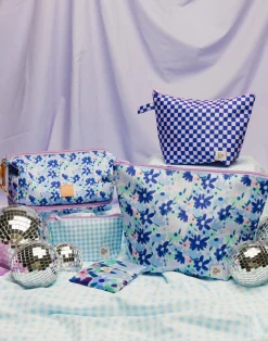 Travel Organisers|Pouches|The Somewhere Co Blue Meadow Handy Pouch Trio
