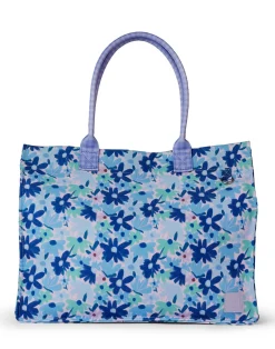 Beach Bags|Beach Bags|The Somewhere Co Blue Meadow Ultimate Tote