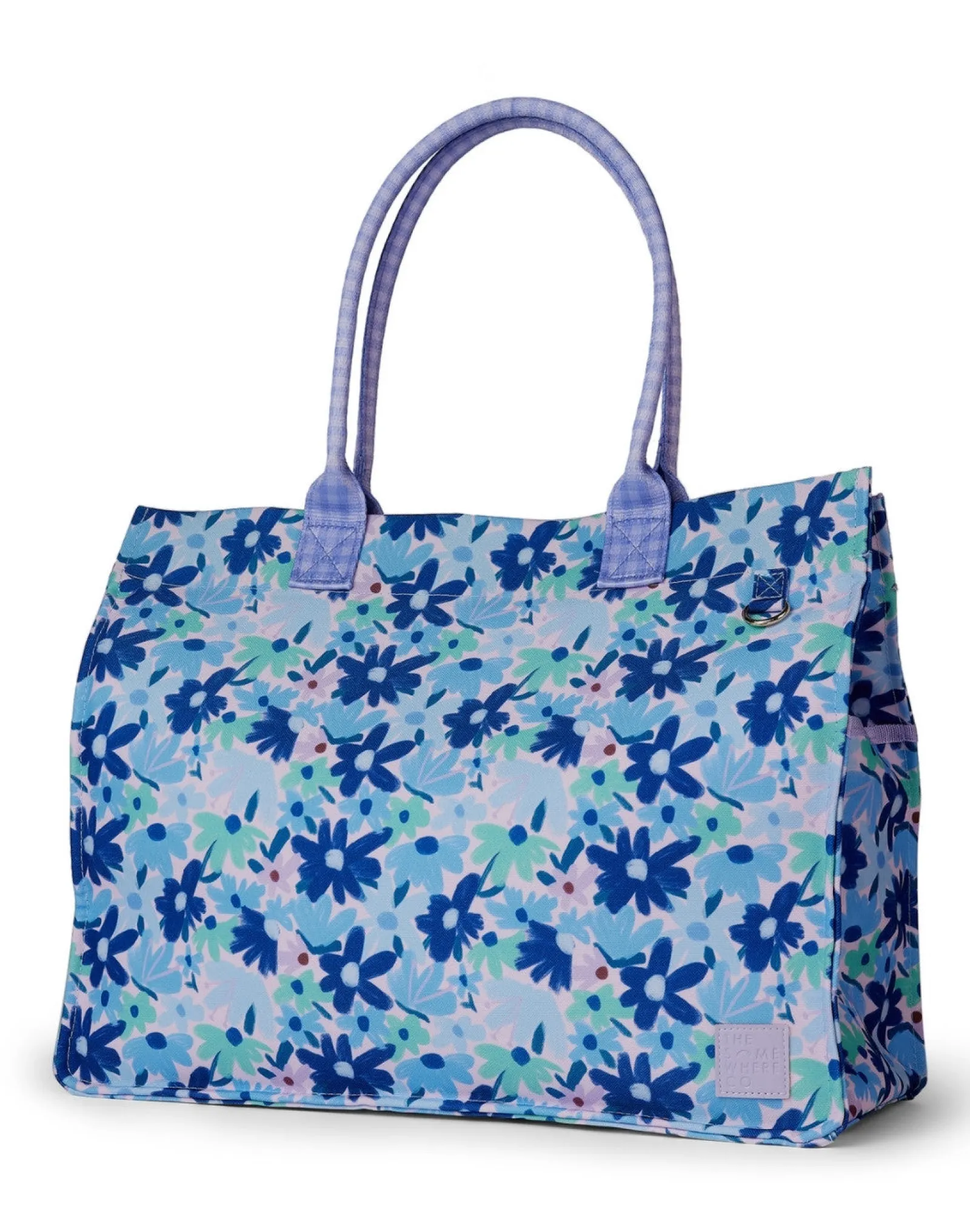 Beach Bags|Beach Bags|The Somewhere Co Blue Meadow Ultimate Tote