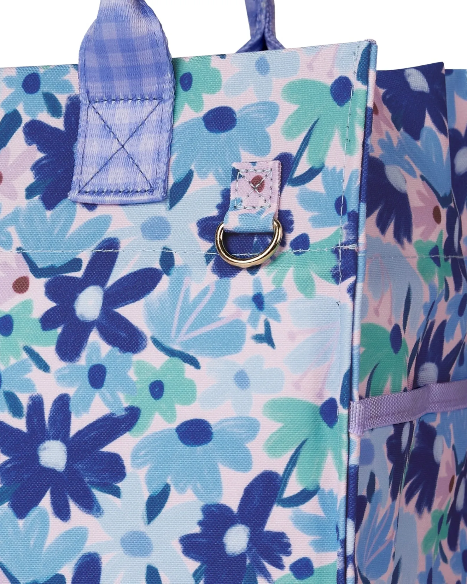 Beach Bags|Beach Bags|The Somewhere Co Blue Meadow Ultimate Tote