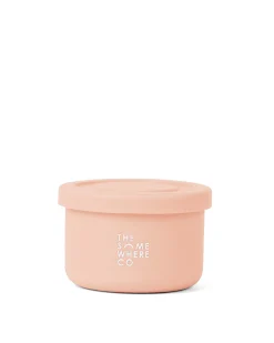 Lunch Packing|The Somewhere Co Blush Silicone Snack Box