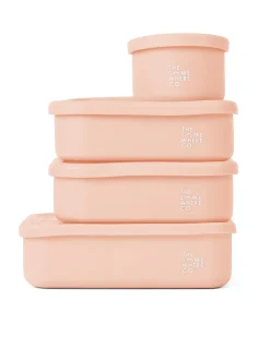 Lunch Packing|The Somewhere Co Blush Silicone Snack Box