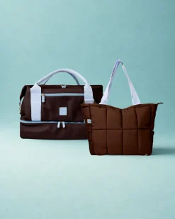 Travel Bags|Tote Bags|The Somewhere Co Boston Marshmallow Large Tote