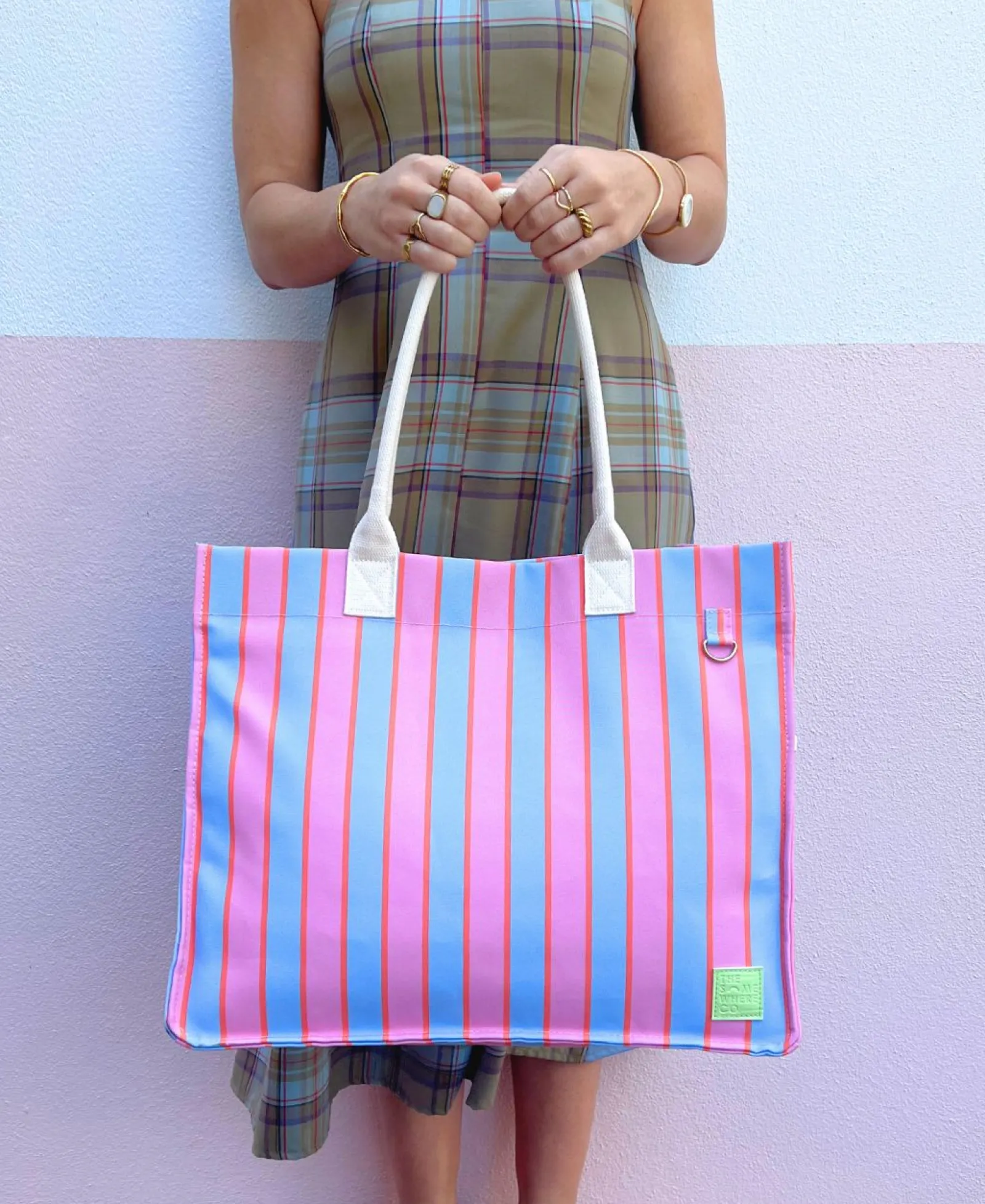 Beach Bags|Beach Bags|The Somewhere Co Bubblegum Ultimate Tote Bag