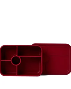 Lunch Packing|The Somewhere Co Burgundy Large Silicone Bento Lunch Box