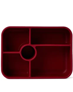 Lunch Packing|The Somewhere Co Burgundy Large Silicone Bento Lunch Box