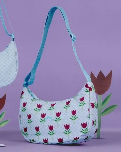 Crossbody Bags|The Somewhere Co Buy Myself Flowers Medium Crescent Bag
