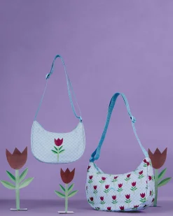 Crossbody Bags|The Somewhere Co Buy Myself Flowers Small Crescent Bag