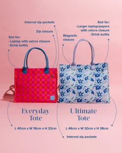 Beach Bags|Beach Bags|The Somewhere Co Cherry Pie Ultimate Tote Bag