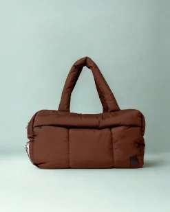 Weekender Bags|Travel Bags|The Somewhere Co Chocolate Marshmallow Duffle Bag