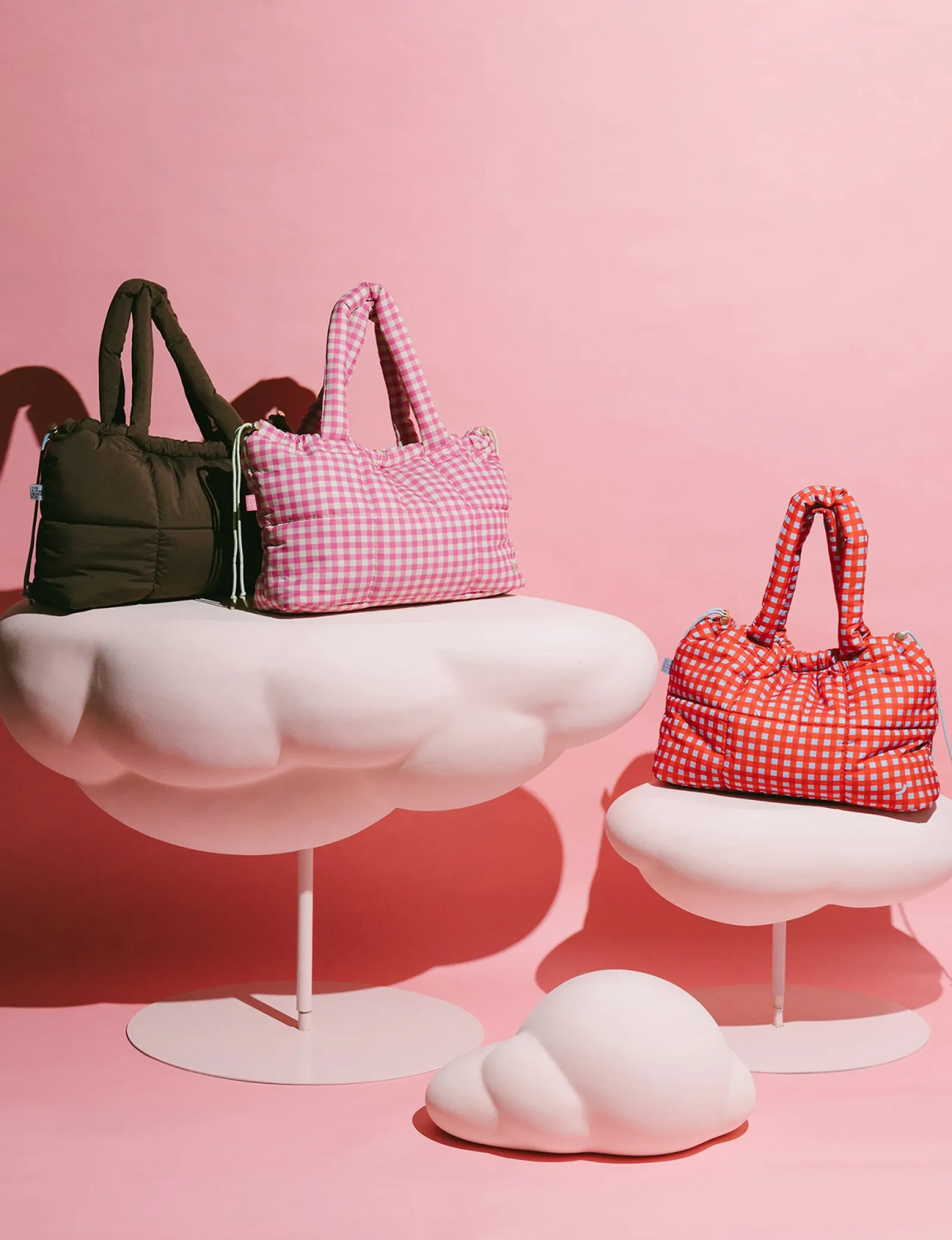 Tote Bags|The Somewhere Co Chocolate Marshmallow Midi Tote