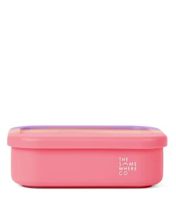 Lunch Packing|The Somewhere Co Cotton Candy Silicone Lunch Box