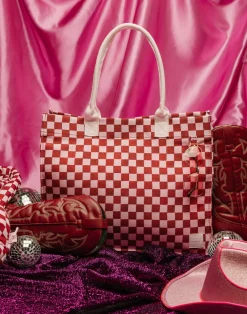 Beach Bags|Beach Bags|The Somewhere Co Crimson Haze Ultimate Tote