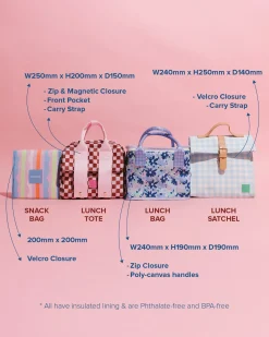 Snack Bags|Lunch Packing|The Somewhere Co Daisy Fields Snack Bag