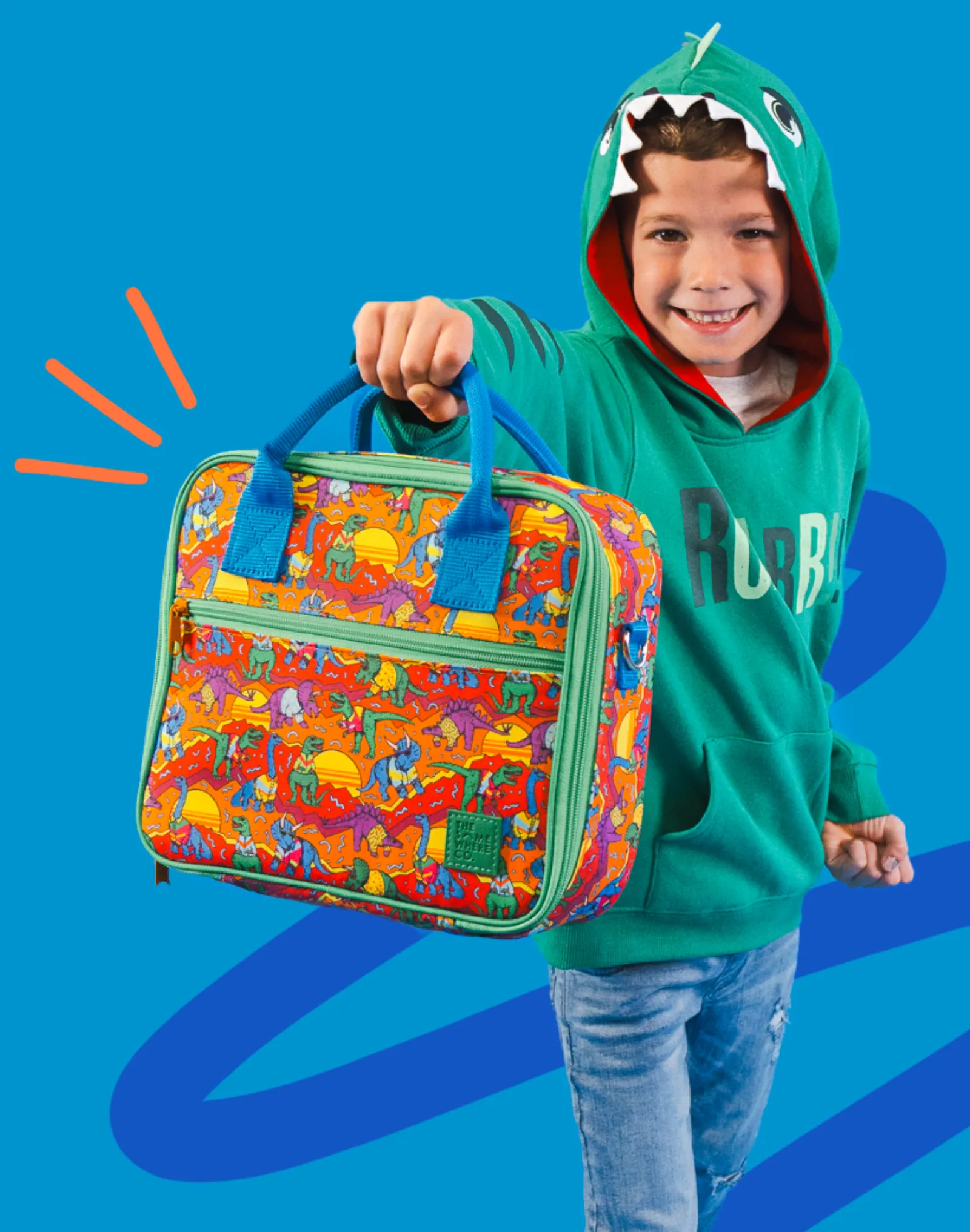 Kids Lunch|The Somewhere Co Dino Daze Mini Lunch Case