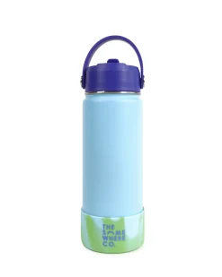 Kids Lunch|The Somewhere Co Dusty Blue Swirl Water Bottle 500ml