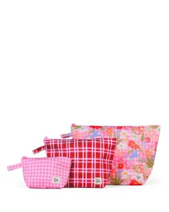 Travel Organisers|Pouches|The Somewhere Co Flowerburst Handy Pouch Trio