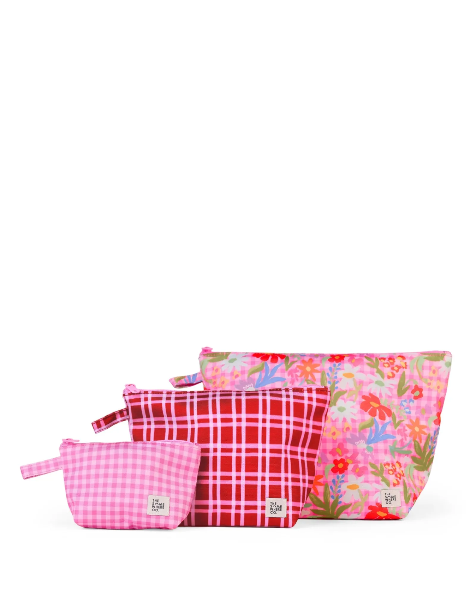Travel Organisers|Pouches|The Somewhere Co Flowerburst Handy Pouch Trio