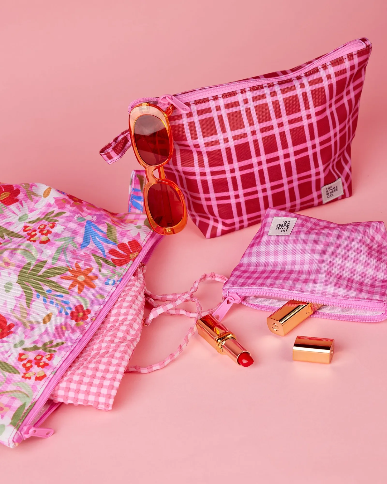 Travel Organisers|Pouches|The Somewhere Co Flowerburst Handy Pouch Trio