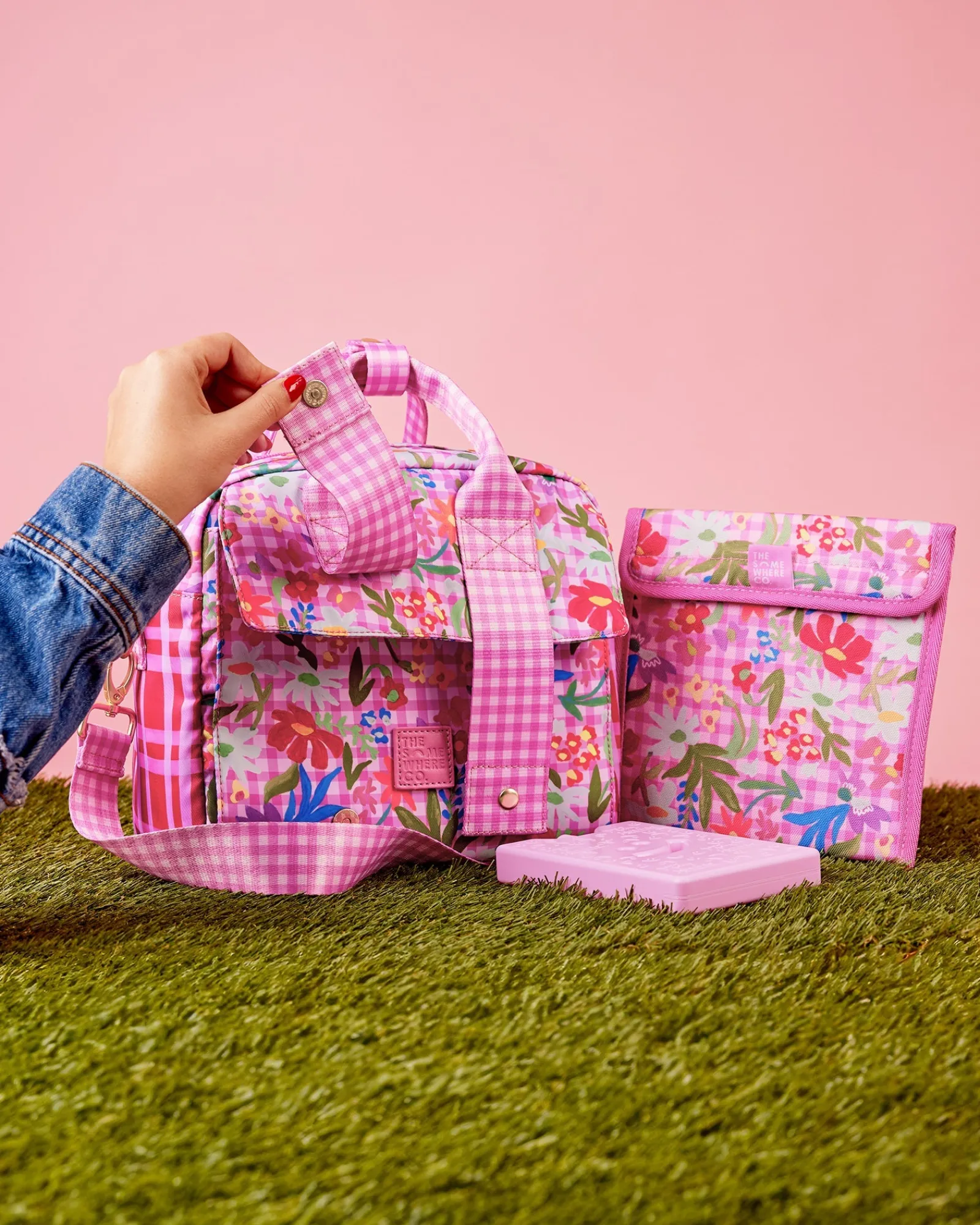 Snack Bags|Lunch Packing|The Somewhere Co Flowerburst Snack Bag