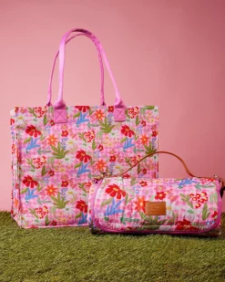 Beach Bags|Beach Bags|The Somewhere Co Flowerburst Ultimate Tote