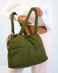 Tote Bags|The Somewhere Co Khaki Marshmallow Midi Tote