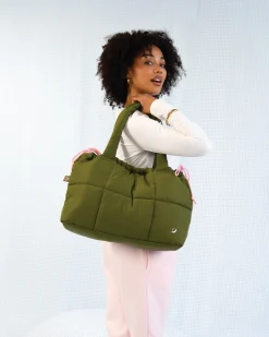Tote Bags|The Somewhere Co Khaki Marshmallow Midi Tote