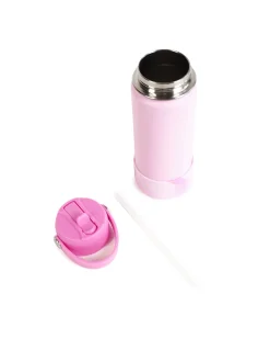 Kids Lunch|The Somewhere Co Light Pink Swirl Water Bottle 500ml