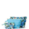 Travel Organisers|Pouches|The Somewhere Co Pansy Patch Handy Pouch Trio
