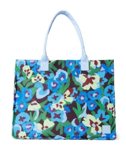 Beach Bags|Beach Bags|The Somewhere Co Pansy Patch Ultimate Tote