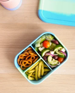 Lunch Packing|The Somewhere Co Peppermint Silicone Bento Lunch Box