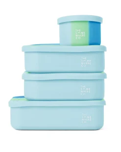 Lunch Packing|The Somewhere Co Peppermint Silicone Lunch Box