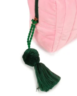 Travel Organisers|Cosmetic Bags|The Somewhere Co Pink Velvet Cosmetic Case