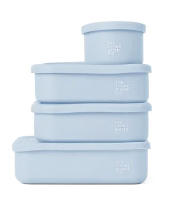 Lunch Packing|The Somewhere Co Powder Blue Silicone Lunch Box