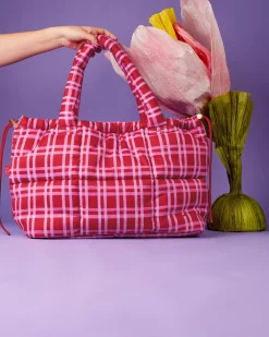 Tote Bags|The Somewhere Co Raspberry Lemonade Marshmallow Midi Tote