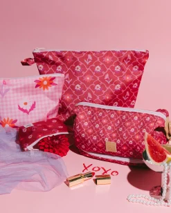 Travel Organisers|Pouches|The Somewhere Co Rosewood Handy Pouch Trio
