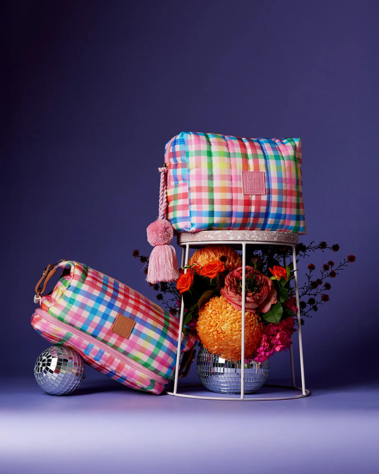 Travel Organisers|Cosmetic Bags|The Somewhere Co Sugarplum Cosmetic Case