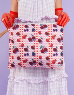 Travel Organisers|Wet Bags|The Somewhere Co Sundae Cherries Large Wet Bag